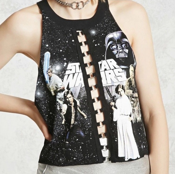 Forever 21 Tops - Cropped Starwars Top Forever 21 Tops - Cropped Starwars Top